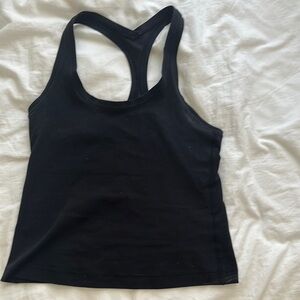 Black Racerback Tank Top